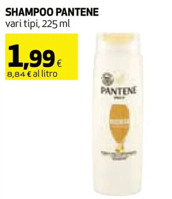 Coop Pantene Shampoo 225 ml offerta