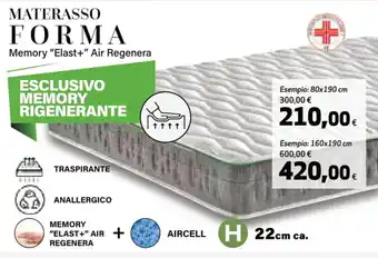 Coop Materasso Forma 80x190 cm offerta