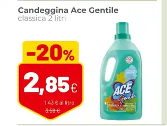 Coop ACE Candeggina Gentile classica 2 litri offerta
