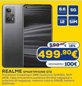 Euronics Realme Smartphone GT2 offerta