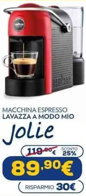 Euronics Jolie Macchina Espresso Lavazza A Modo Mio offerta