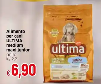 Galassia Ultima Alimento per cani medium maxi junior pollo 2,2 kg offerta