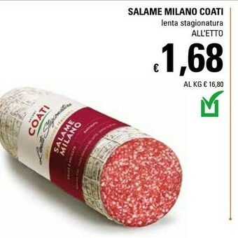 Basko Coati Salame Milano offerta