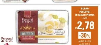 Basko Primia Burro Percorsi Di Gusto 250 G offerta