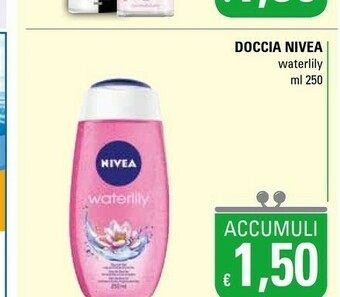 Nivea Waterlily & Oil Doccia Gel Donna Corpo Giglio 250 Ml