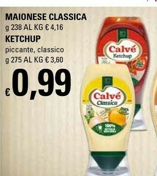 Basko Calvè Maionese Classica offerta