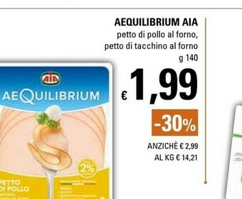 Basko Aia Petto Di Pollo Al Forno Aequilibrium 140 G(ml) offerta
