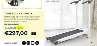 Tapis Roulant Iwalk