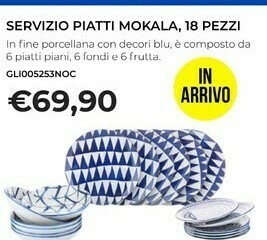 Kasanova Servizio Piatti Mokala offerta
