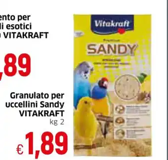 Vitakraft Granulato per uccellini Sandy 2 kg