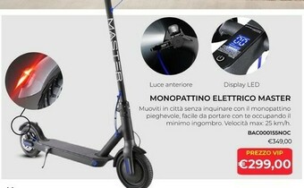 Kasanova Monopattino Elettrico Master offerta