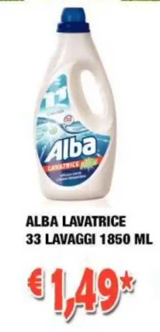 Cossuto Alba Lavatrice 33 Lavaggi 1850 ml offerta