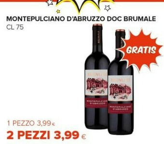 Tigre Brumale Montepulciano D'Abruzzo Doc offerta