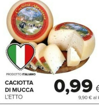 Tigre Caciotta Di Mucca offerta