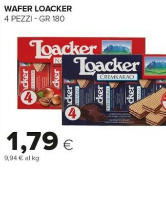 Tigre Loacker Wafer offerta