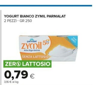 Tigre Parmalat Zymil Senza Lattosio 250 G(ml) offerta