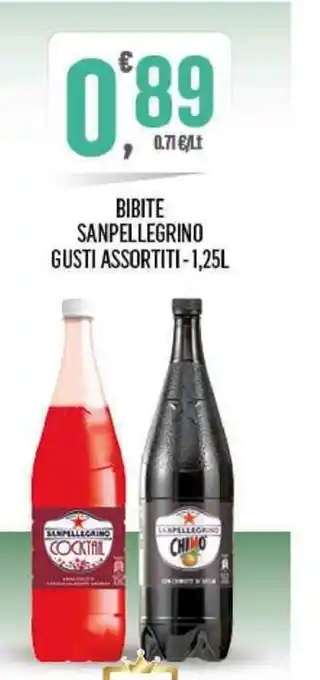 Despar Sanpellegrino Bibite Gusti Assortiti 1,25L offerta