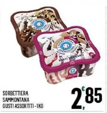 Despar Sammontana Sorbettiera Gusti Assortiti 1kg offerta
