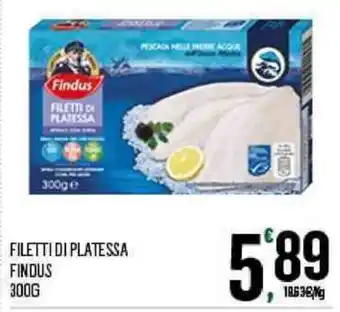 Despar Findus Filetti di Platessa 300g offerta