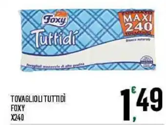 Despar Foxy Tuttidí Tovaglioli x240 offerta
