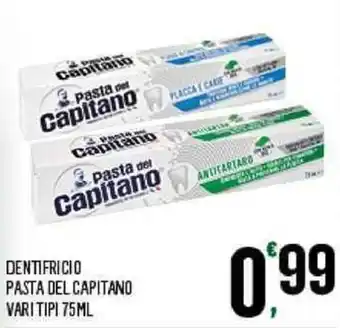 Despar Capitano Dentifricio Pasta vari tipi 75ml offerta