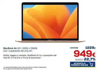 Euronics Apple MacBook Air offerta