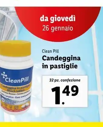 Lidl Candeggina in pastiglie offerta