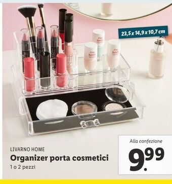 Lidl Organizer porta cosmetici offerta