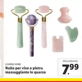 Rullo per viso o pietra massaggiante in quarzo