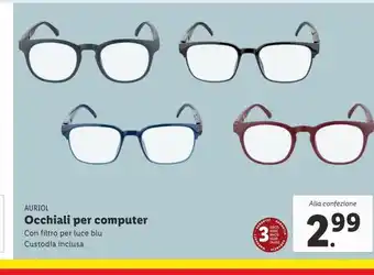 Lidl Occhiali per computer offerta