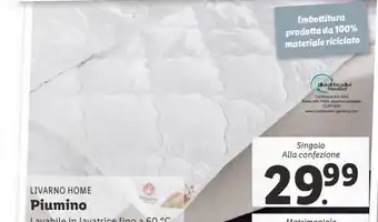 Lidl Piumino offerta