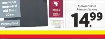 Lidl Lenzuola matrimoniale offerta