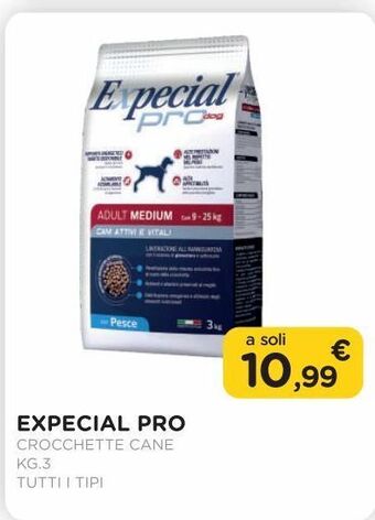 Arcaplanet Expecial pro crocchette cane kg.3 tutti i tipi offerta