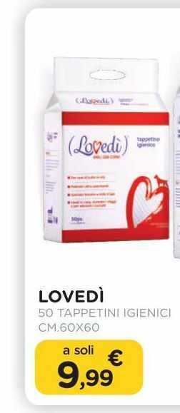 Arcaplanet Lovedi 50 tappetini igienici offerta