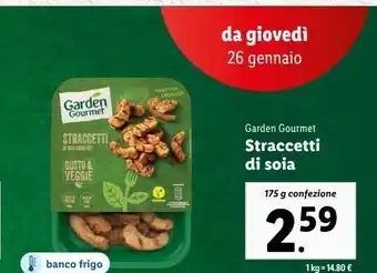 Lidl Straccetti di soia 175g offerta