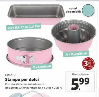 Lidl Stampo per dolci offerta