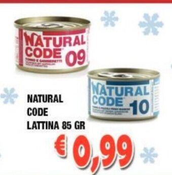 Natural Code Lattina 85 Gr