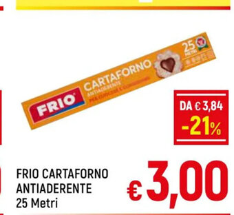 A&O Frio Cartaforno Antiaderente 25 Metri offerta