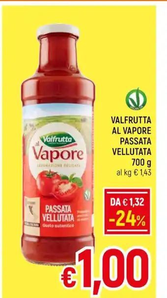 A&O Valfrutta Al Vapore Passata Vellutata 700 g offerta
