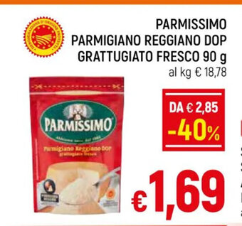 A&O Parmissimo Parmigiano Reggiano DOP Grattugiato Fresco 90 g offerta
