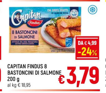 A&O Capitan Findus 8 Bastoncini Di Salmone 200 g offerta