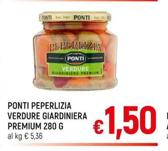 A&O Ponti Peperlizia Verdure Giardiniera Premium 280 g offerta