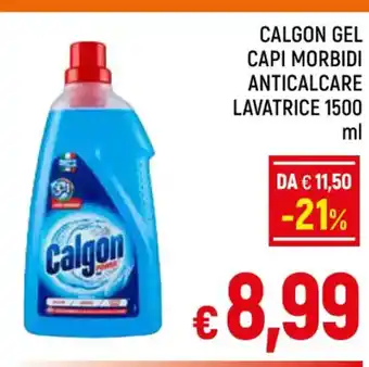 A&O Calgon Gel Capi Morbidi Anticalcare Lavatrice 1500 ml offerta