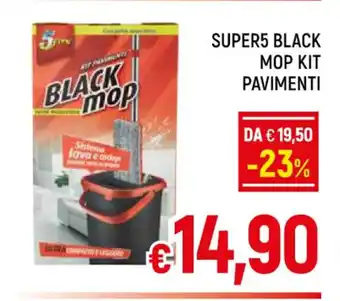 A&O Black MOP Super Kit Pavimenti offerta