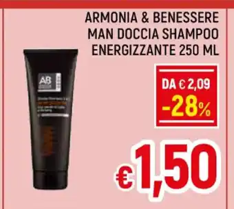 A&O Armonia&Benessere Man Doccia Shampoo Energizzante 250 ml offerta