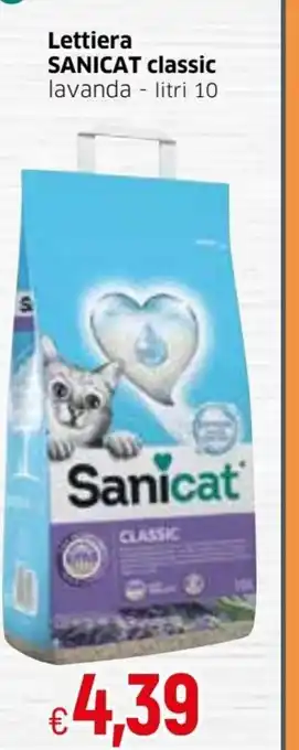 IperFamila Sanicat Classic lettiera lavanda 10 litri offerta