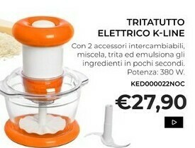 K-Line Tritatutto Elettrico KED000022NOC