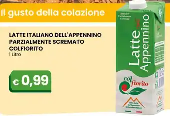 Gala Supermercati Colfiorito Latte Italiano Dell'Appennino Parzialmente Scremato 1 litro offerta