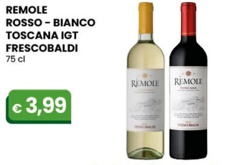 Gala Supermercati Remole Rosso - Bianco Toscana IGT Frescobaldi 75 cl offerta