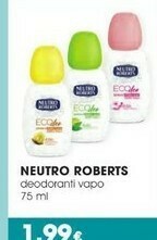 Tigotà Neutro Roberts Deodoranti Vapo offerta
